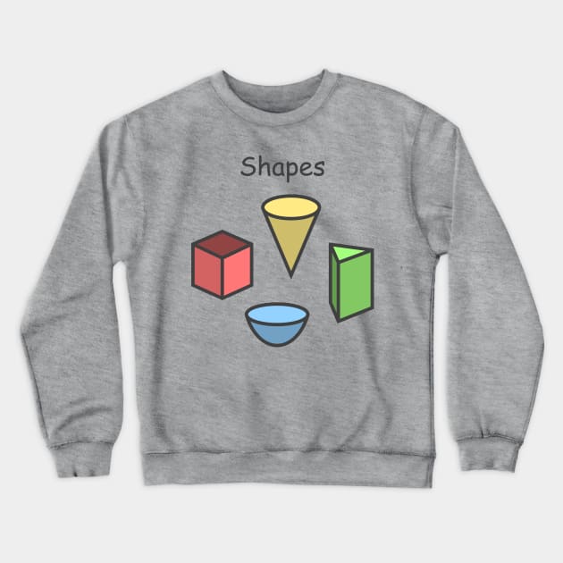 Simple Shapes Crewneck Sweatshirt by Tatsu_chan